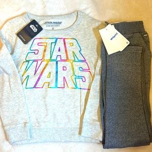 Size 8/9 Star Wars outfit NWT!!